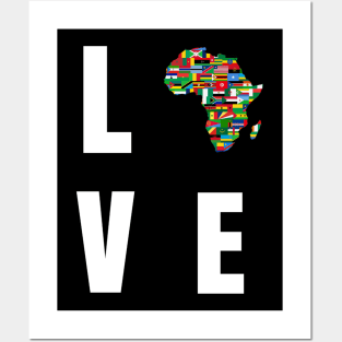 Love Africa Posters and Art